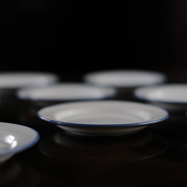 Blue line small plate φ11cm