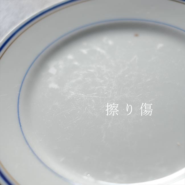 Blue line medium plate φ21cm