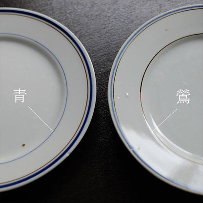Blue line medium plate φ21cm