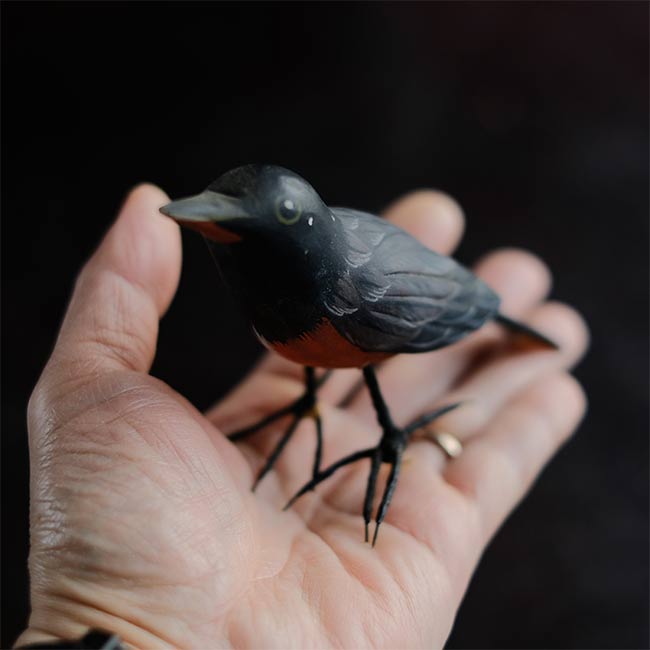 鳥のオブジェ