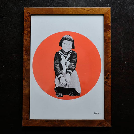Collage "Girl with Bob Hair"