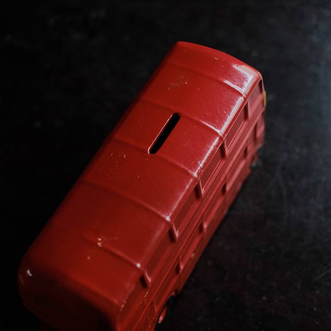 London bus money box
