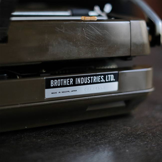 BROTHER 440T タイプライター インクリボン交換済み