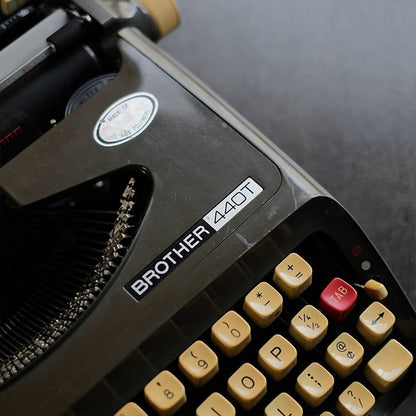 BROTHER 440T タイプライター インクリボン交換済み