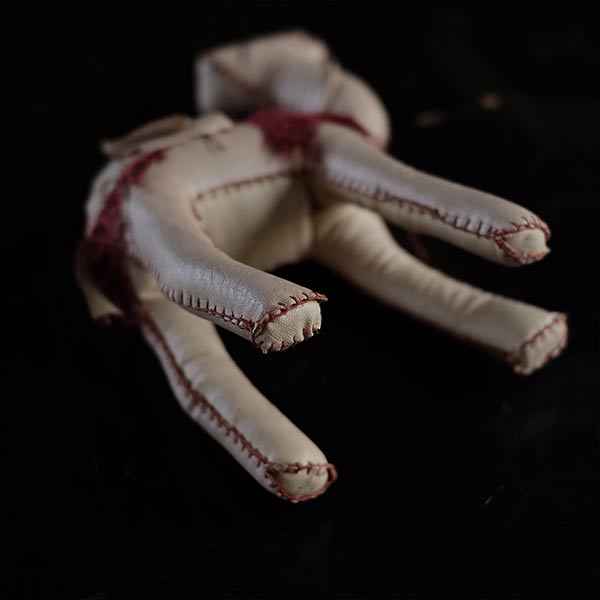 ラクダ皮で作ったラクダ人形 ハンドメイド 希少品 レトロ】☆『ラクダ らくだ レザー 革 人形』置物 計3体まとめて