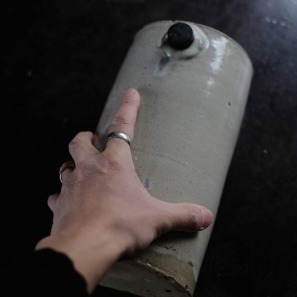 Ceramic hot water bottle