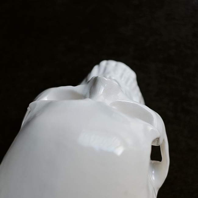 陶器製 スカルのオブジェ