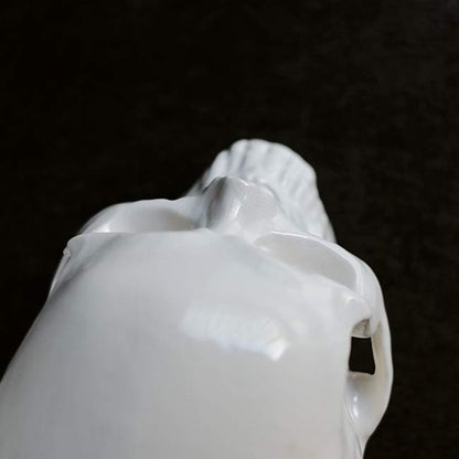 陶器製 スカルのオブジェ