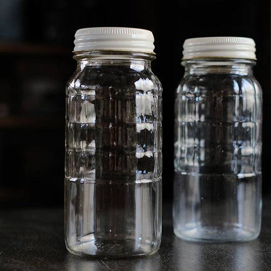 網目模様のメイソンジャー