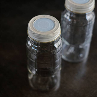 網目模様のメイソンジャー