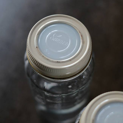 網目模様のメイソンジャー