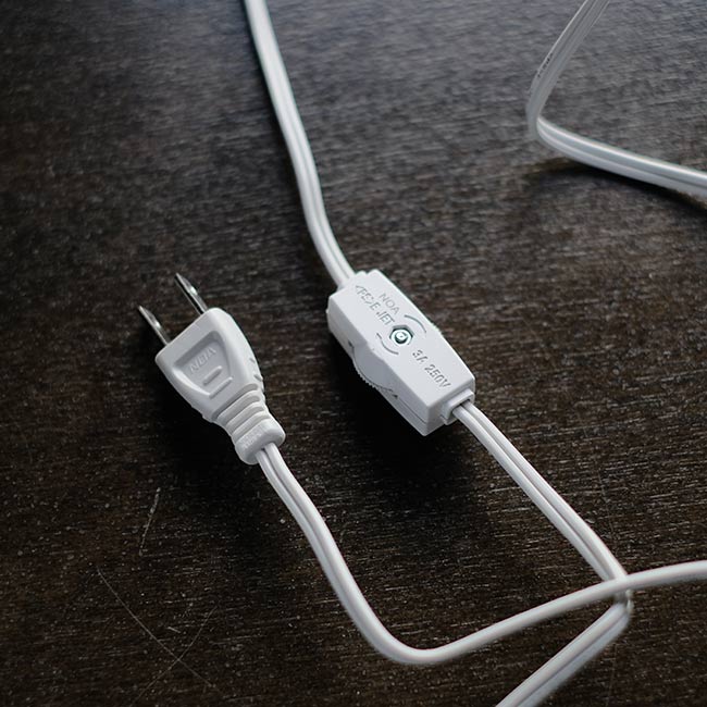 ガラスのスタンドライト