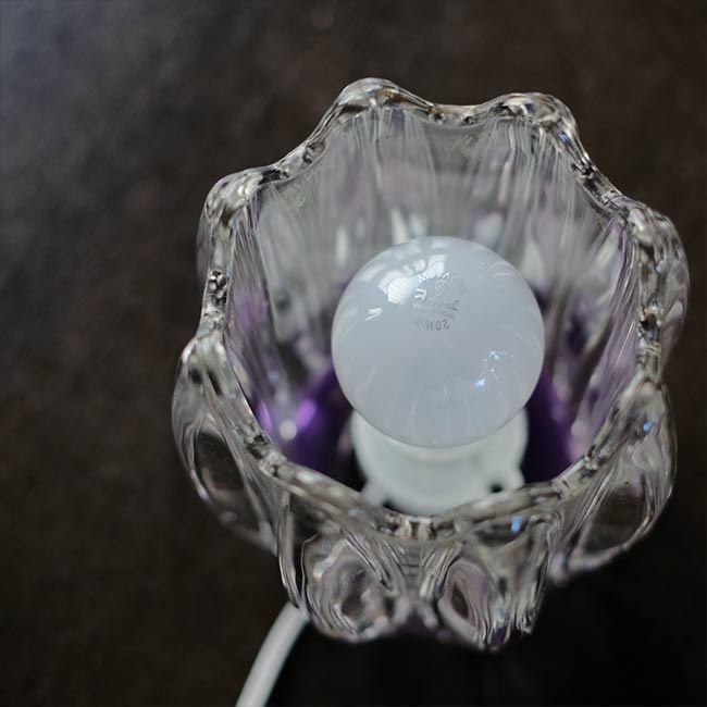 ガラスのスタンドライト