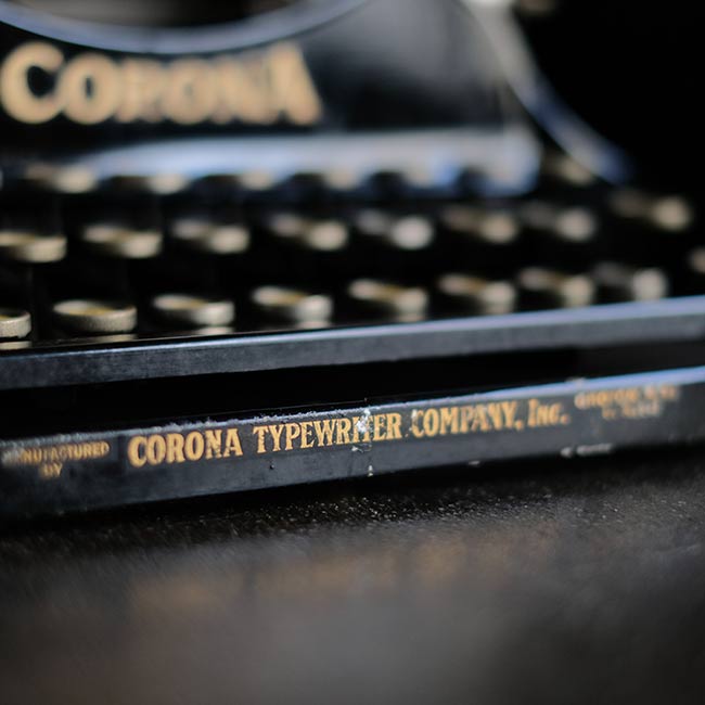 CORONA 3 タイプライター 1923年製 – zakka store towi