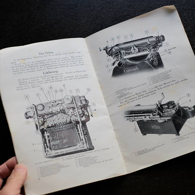 CORONA 3 タイプライター 1923年製 – zakka store towi
