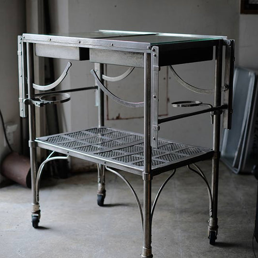 サイドテーブル付きメディカルカート