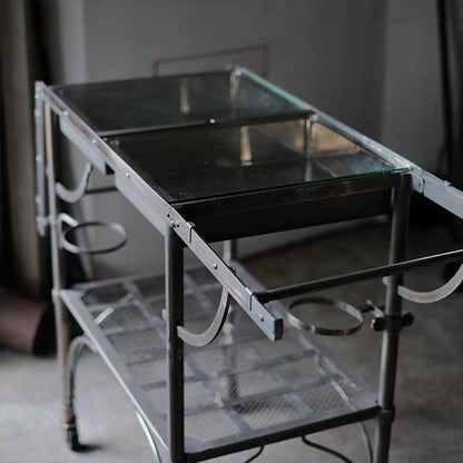 サイドテーブル付きメディカルカート