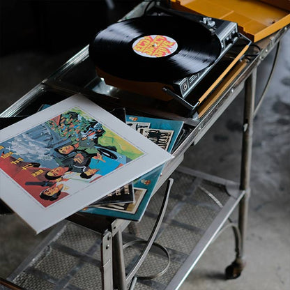 サイドテーブル付きメディカルカート