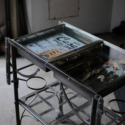 サイドテーブル付きメディカルカート