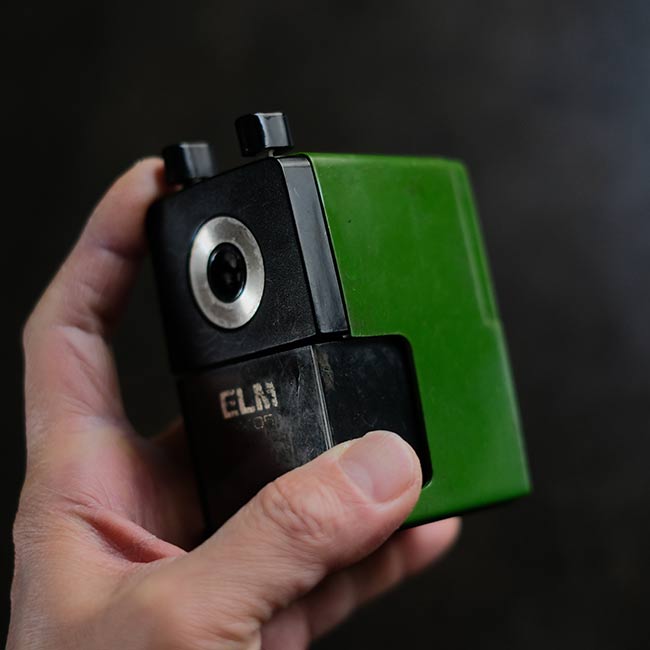 昭和レトロなELM/エルム E手回し鉛筆削り L[Sold M 鉛筆削器 STEREO S
