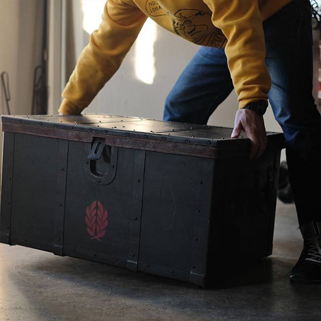 陸軍獣医部の収納ボックス