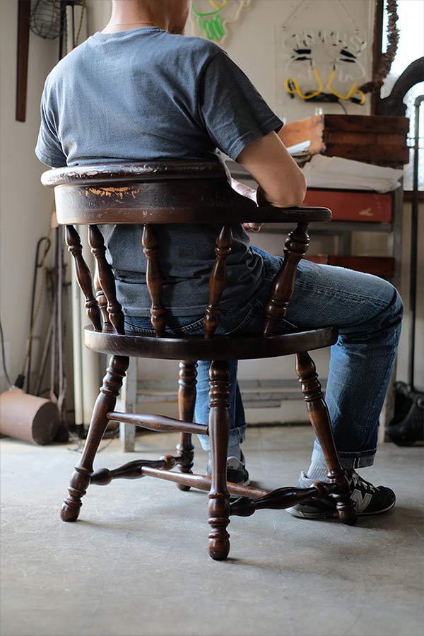 チェア（Ethan Allen） ETHAN ALLEN 肘掛け付きパブチェア – zakka store towi