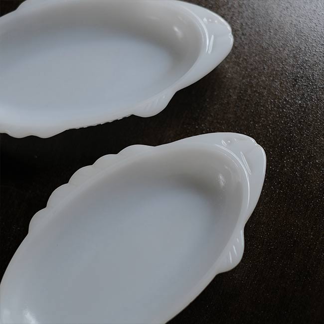 GLASBAKE フィッシュプラッター 2枚セット