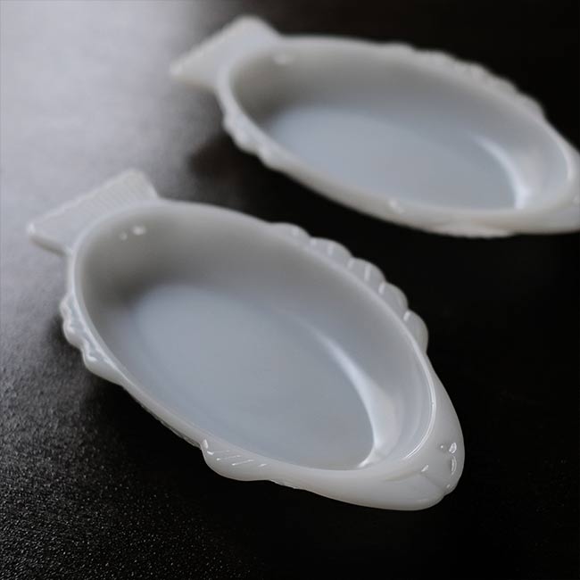 GLASBAKE フィッシュプラッター 2枚セット