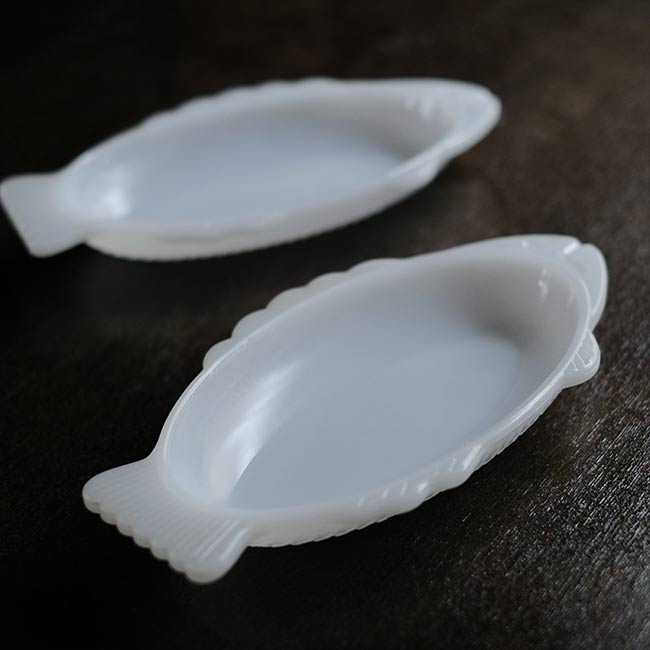 GLASBAKE フィッシュプラッター 2枚セット