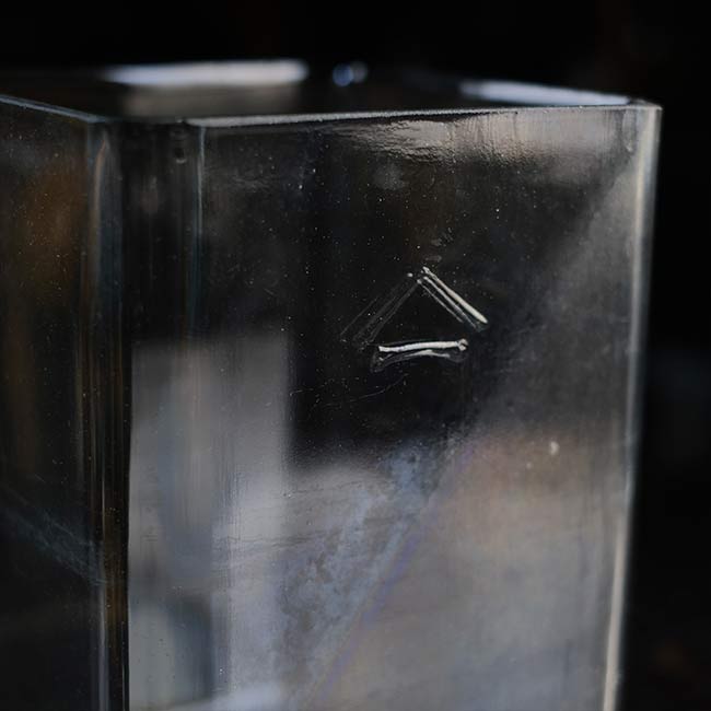 Glass battery case