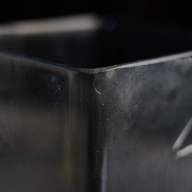 Glass battery case