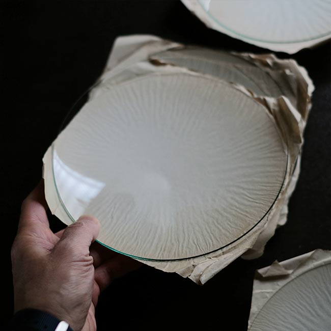 ガラス皿 16枚（デッドストック）