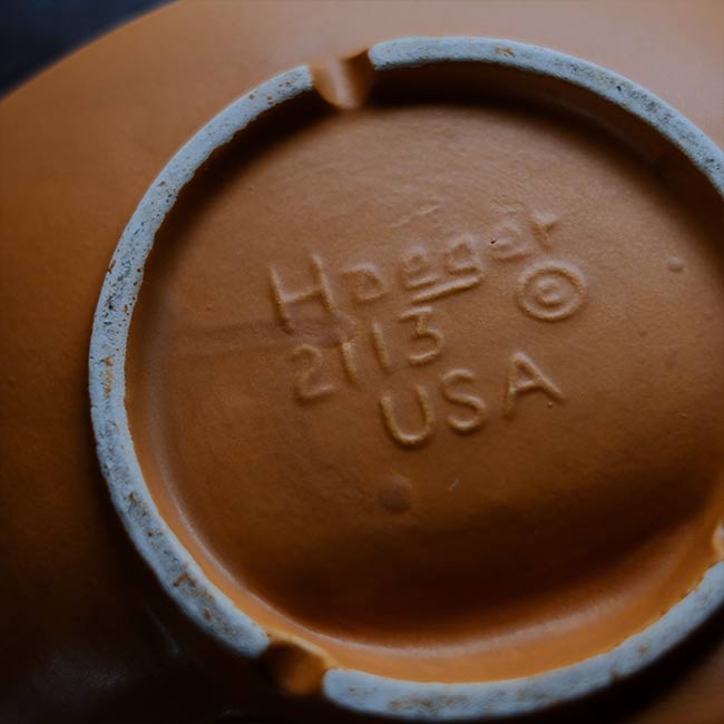 HAEGER POTTERIES ashtray