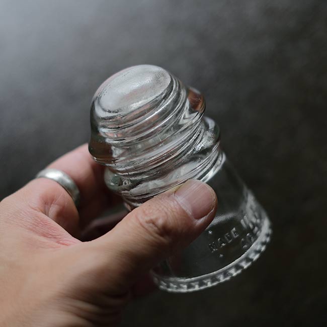 Hemingray ガラス製の碍子（ガイシ）