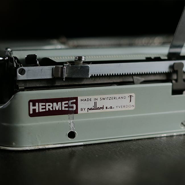 HERMES Baby タイプライター インクリボン交換済み