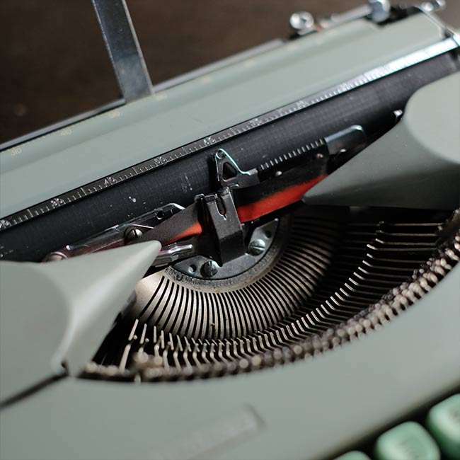 HERMES Baby タイプライター インクリボン交換済み