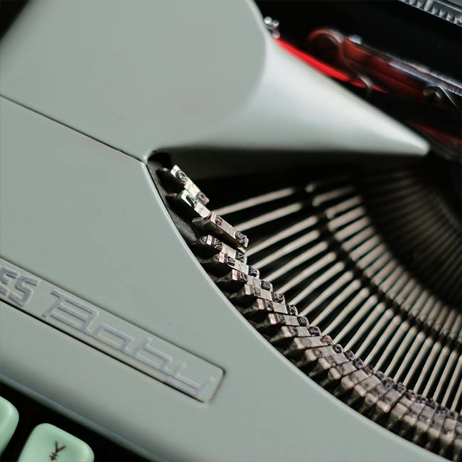 HERMES Baby タイプライター インクリボン交換済み