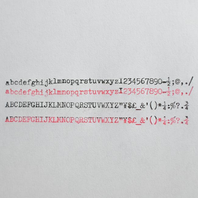 HERMES Baby タイプライター インクリボン交換済み