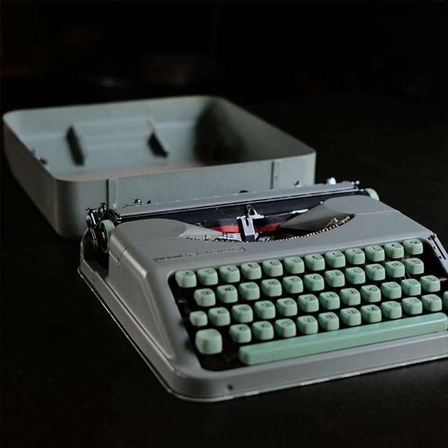 HERMES Baby タイプライター インクリボン交換済み