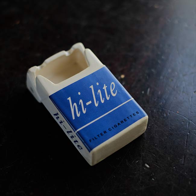 hi-lite】ハイライト&PEACE箱型灰皿【骨董品】