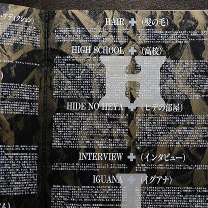 HIDE ビジュアル写真集「無言激」