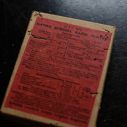 ILFORD SPECIAL RAPID PLATES Glass dry plates