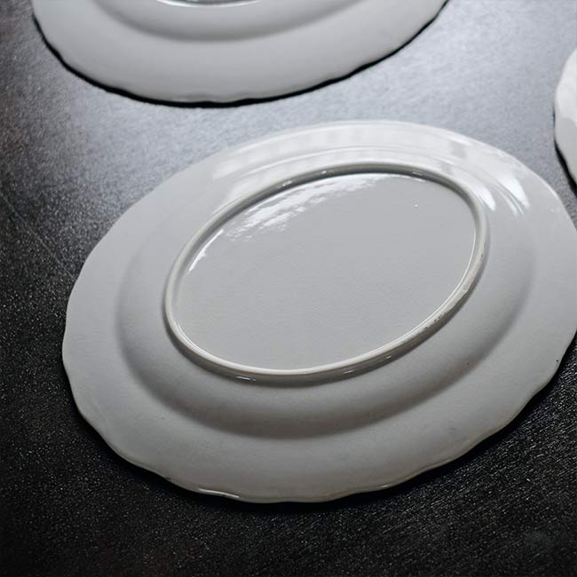 硬質陶器 楕円大皿