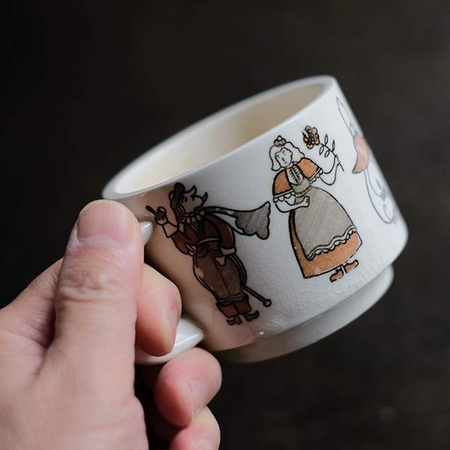 硬質陶器 南蛮人 マグカップ – zakka store towi