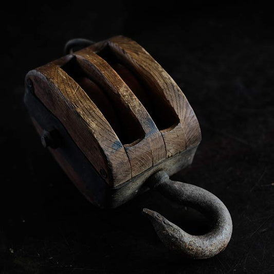 Wooden pulley