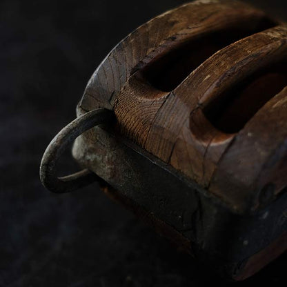 Wooden pulley
