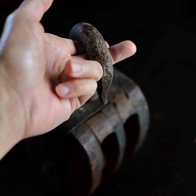 Wooden pulley
