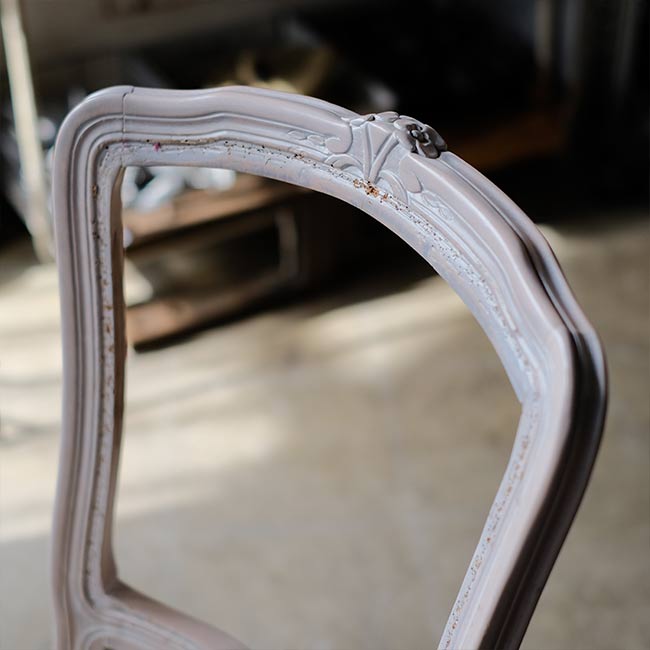 Set of 2 seatless chairs (cannot be shipped)