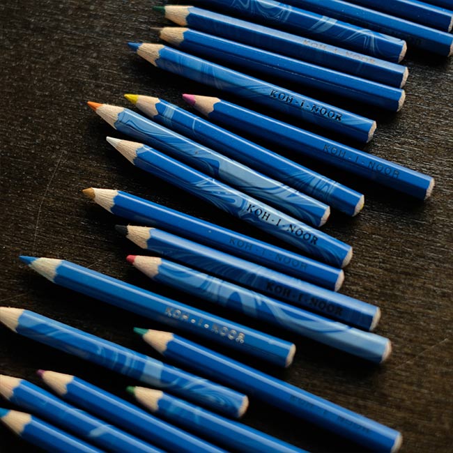 Koh-i-Noor ハリネズミ色鉛筆セット