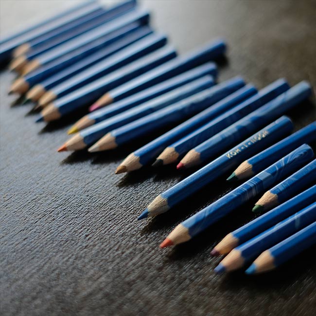 Koh-i-Noor ハリネズミ色鉛筆セット